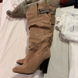 Charlotte Russe barely worn knee high boots